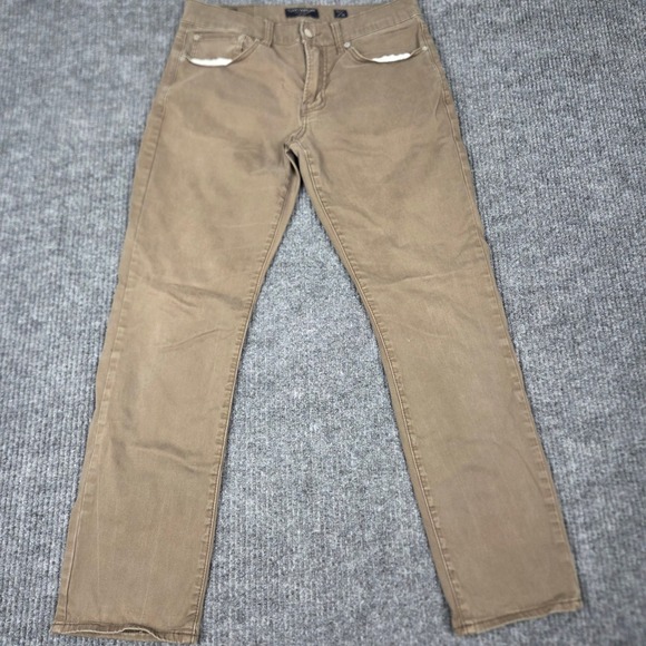Lucky Brand Other - Lucky Brand 121 Slim Straight Mens 30x30 Brown Taupe Stretch Pants 26956